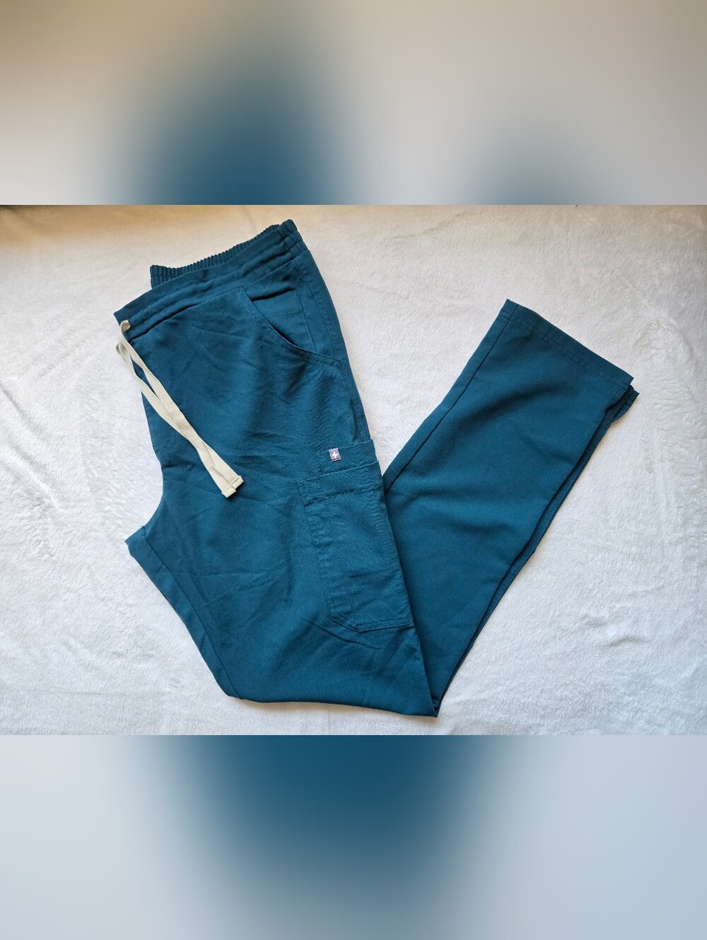FigsTeal Jogger Pants with Drawstring